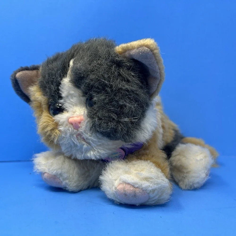 TYCO Kitty Kitty Kittens Calico Cat Plush 1993 7